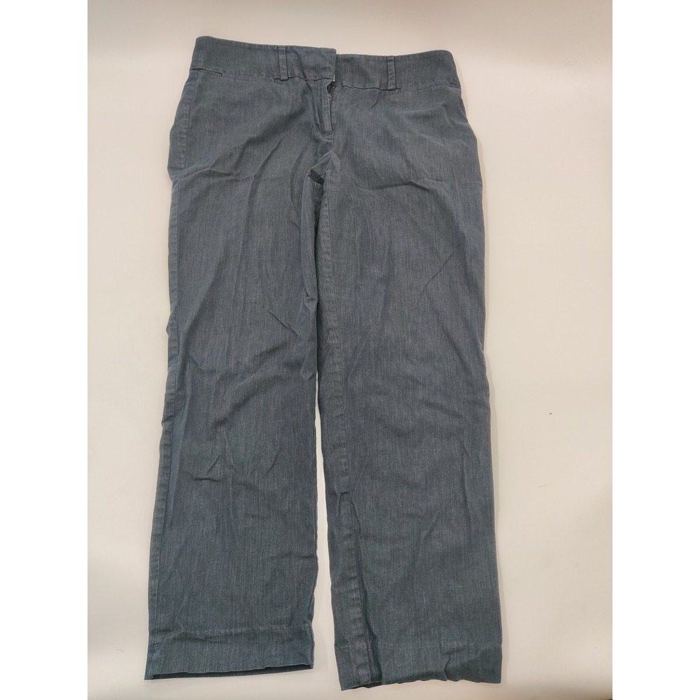 Ann‎ Taylor Factory Curvy Gray Straight Leg Dress Pants Womens 4 Professional